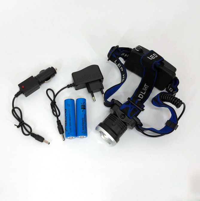 Налобний ліхтар для монтажних робіт Bailong, Ліхтар акумуляторний для риболовлі, Ліхтарик на лоб RH-75 Львів - фото 10