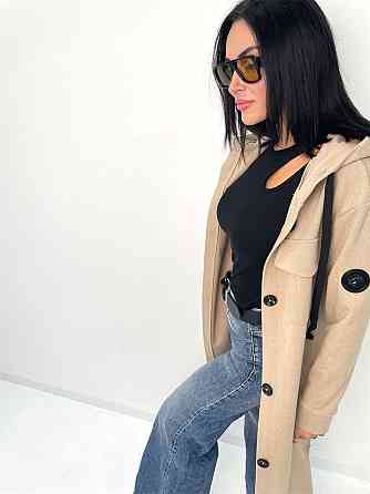 Жіночий кашеміровий кардіган з капюшоном "Dila" оптом | Норма Бежевий, 42-44 Київ