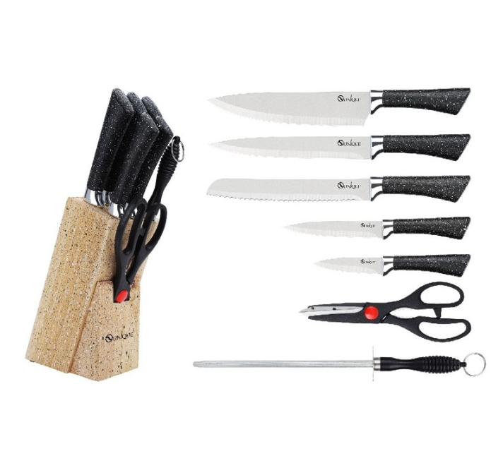 Набор ножей UNIQUE UN-1837 – 6 предметов из нержавеющей стали. Стильный дизайн, острота и долговечность для ва Одесса - изображение 2