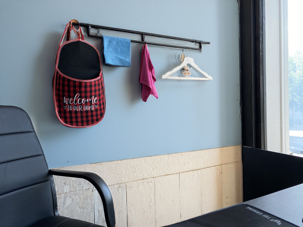 Подвійний рейлінг на стіну Slider B - дизайнерський, легкознімний, чорний для кухні, офісу, ванни D= Борисполь - изображение 2