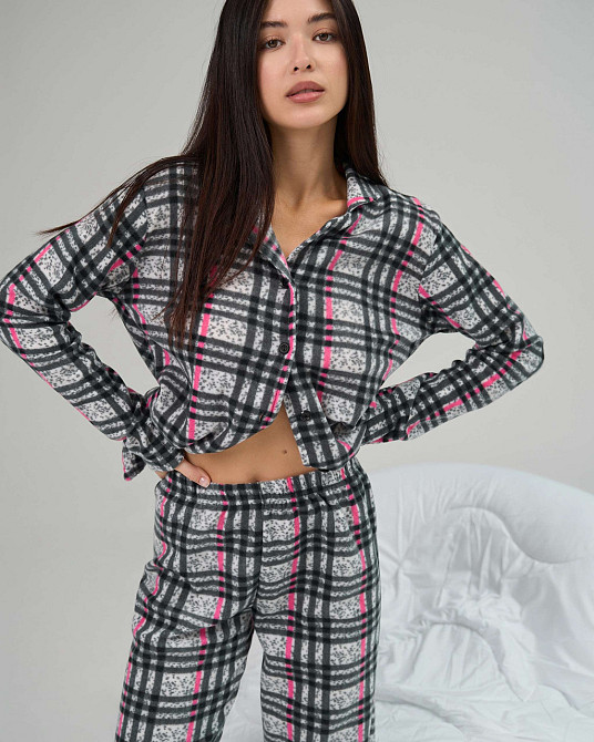 Жіночий костюм зі штанами Фліс на ґудзиках Карта Lady Secret 94101 Київ - фото 4