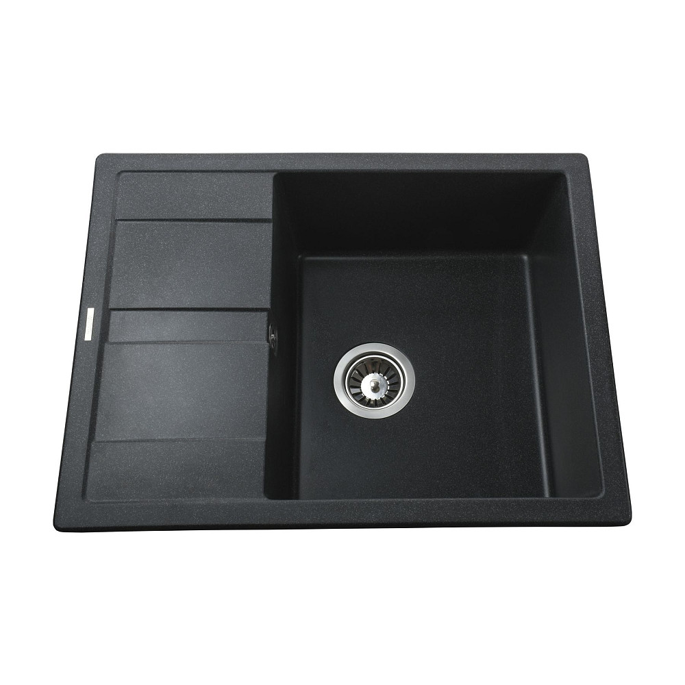 Гранітна мийка Globus Lux ONE графіт 650х500мм-А0001 Тернополь - изображение 1