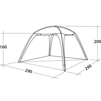 Тент Easy Camp Day Lounge Granite Grey (929596) Винница - изображение 5