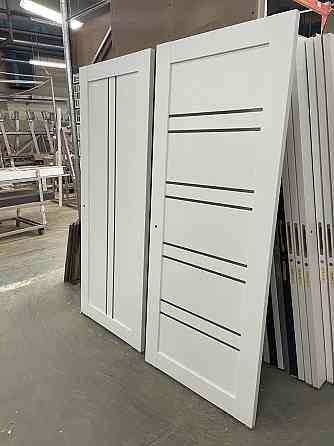 Двері екокошпон, Полотно, серія TETRA, Модель Т-01 (сатин) Колір: Альпійський білий (НОВИНКА) Київ