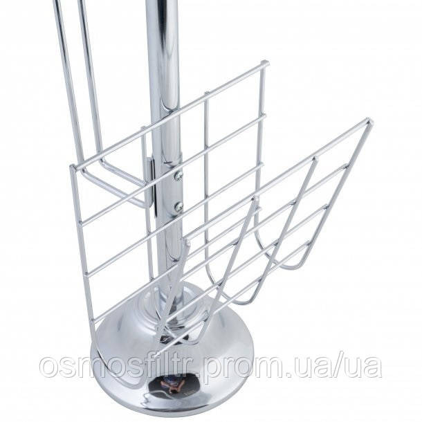 Тримач для WC Axentia хром для туалетного паперу запасок газет H 56 см (280837) Київ - фото 7