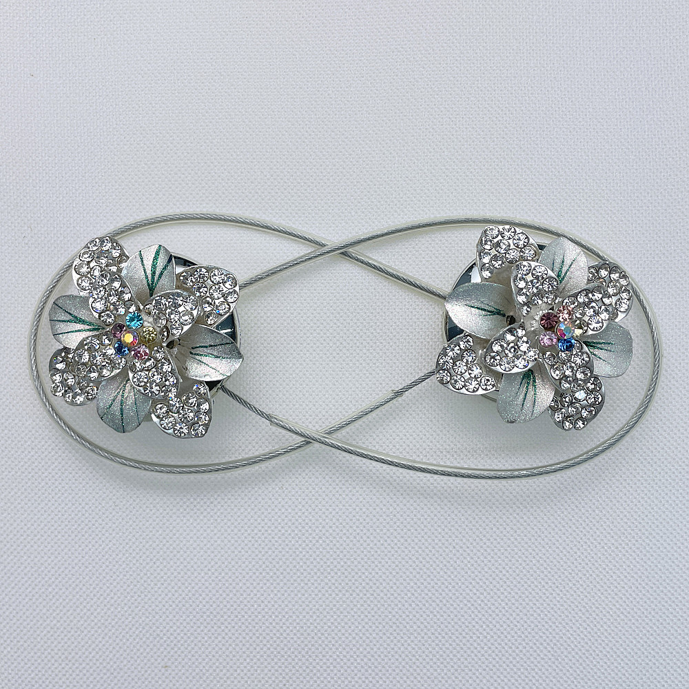 Магніти для штор та гардин "Flowers" набір 2 шт Різнокольоровий (81-229) Київ - фото 5