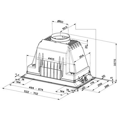 Витяжка кухонна Faber Inka Plus Hcs Bk A52 (305.0628.322) Вінниця - фото 3