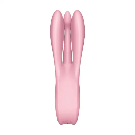 Клиторальный вибратор Satisfyer Threesome 1 Pink с тремя гибкими пальчиками Львов