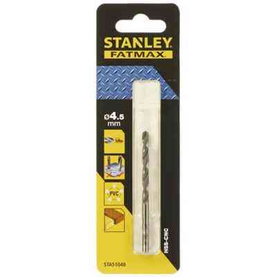 Свердло Stanley по металу Fat Max, HSS-CNC, d=4.5 мм, L=80 x47 мм (STA51048) Вінниця