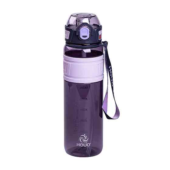 Бутылка для воды Houo спортивная 1 литр с флип крышкой фиолетовая HP-14-33V Киев