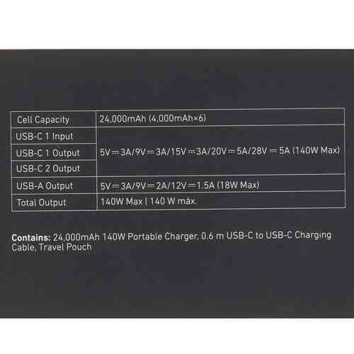 Універсальна мобільна батарея Anker PowerCore 737 GaNPrime 24000 mAh 140 W Black (A1289011) 16147 Харьков