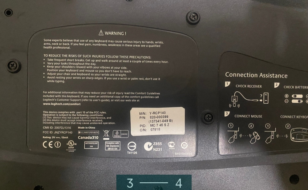 Клавиатура: Logitech Wireless Canada 310. Киев - изображение 2