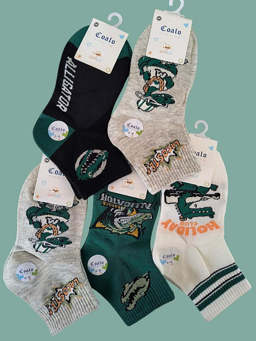 Носки детские с рисунком. В наборе по 5шт. Размер по возрасту Киев - изображение 1