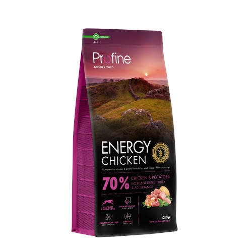 Корм сухий Profine Energy Chicken and Potatoes д/активних собак курка і картопля 12 кг Київ - фото 1