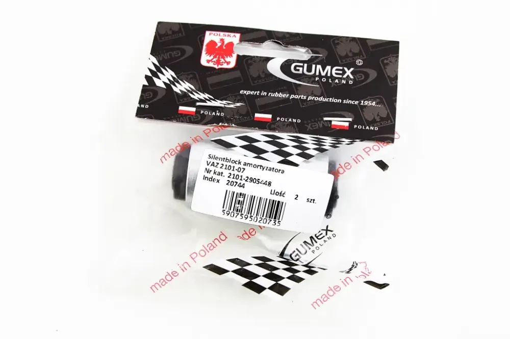 Сайлентблок амортизатори 2101 передній Gumex (2 шт). Вінниця - фото 2