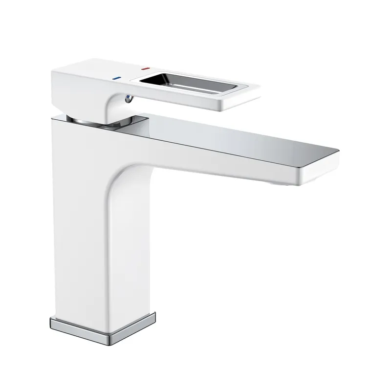 Смеситель для умывальника Mixxus Premium WALTER 001 (NUT) бело-хромированный MI6620 Харьков - изображение 1