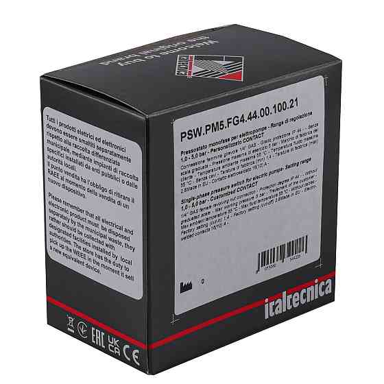 Реле давления Italtecnica PM-5 G (PM5G14) Киев
