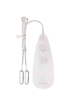 Мини-вибропули CHISA Hi-Basic Mini Twins Bullets на проводном пультом, серебристые Sex Aura Киев