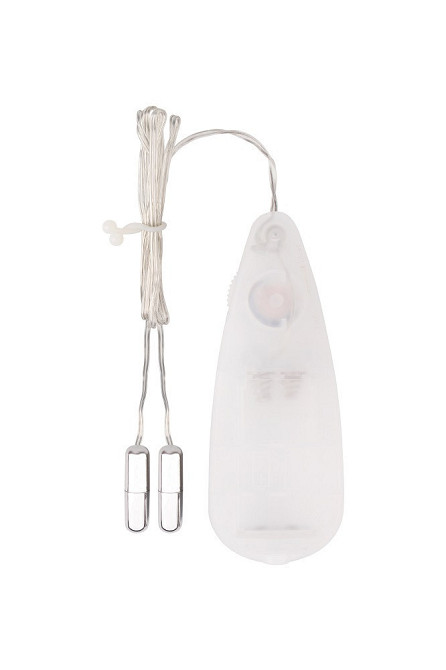 Мини-вибропули CHISA Hi-Basic Mini Twins Bullets на проводном пультом, серебристые Sex Aura Киев - изображение 2