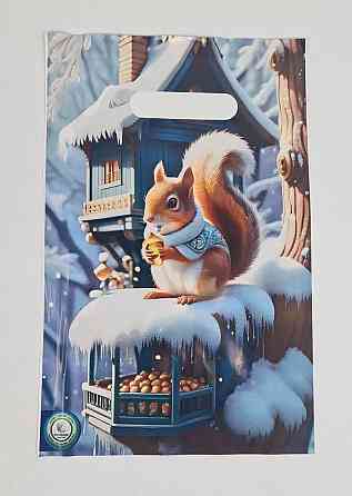 Пакеты с вырубной ручкой (20*30) Н Год 