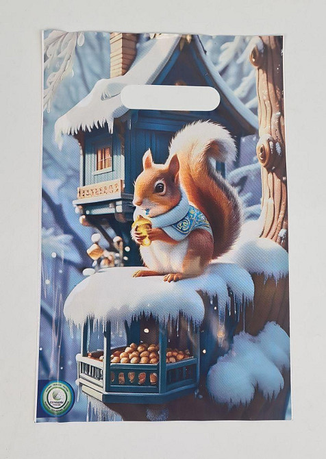 Пакеты с вырубной ручкой (20*30) Н Год 