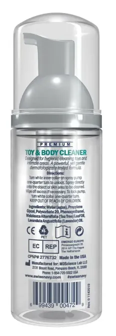 Пінка для чищення Swiss Navy Toy & Body Cleaner 47 мл Львов - изображение 2