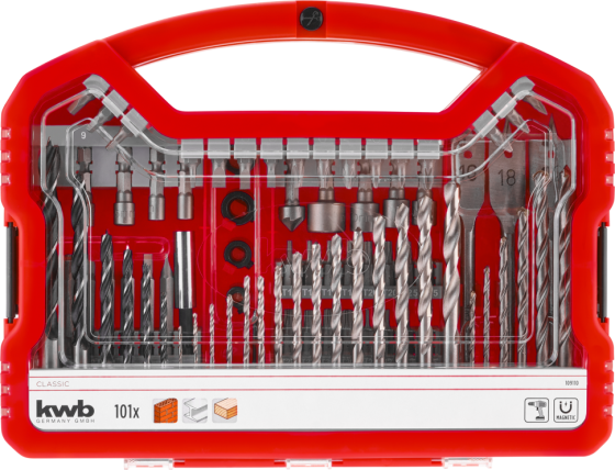 Профессиональный набор бит и сверл PROMOBOX Standart kwb 101 предмета (109110) Киев