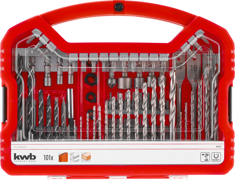 Профессиональный набор бит и сверл PROMOBOX Standart kwb 101 предмета (109110) Киев - изображение 1