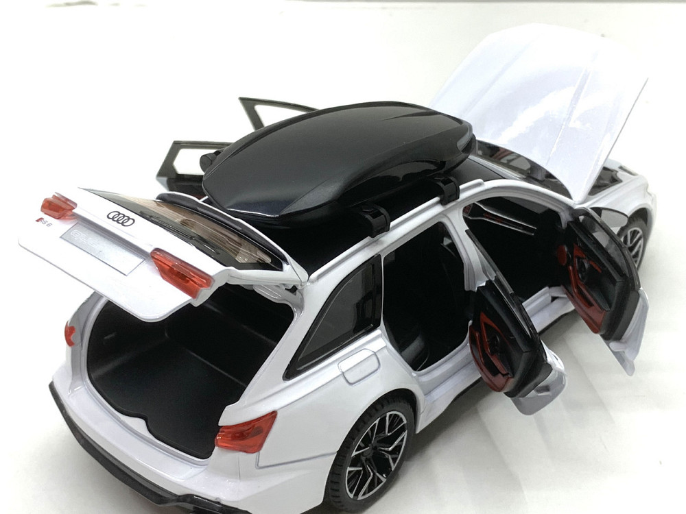 Машина Автосвіт Audi rs 6 інерційна відчиняються двері капот багажник 21см Білий (AP-2026) Чернигов - изображение 10