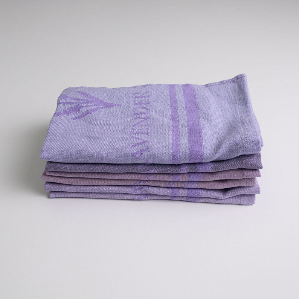 Набор пестротканых полотенец Lavender 30х50см 12 шт 100% бавовна 260г/м2 (6 цветов) Сумы - изображение 7