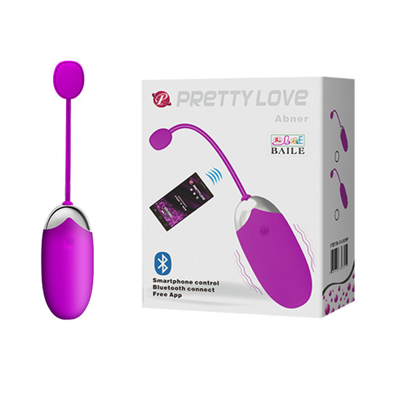 Віброяйце - Pretty Love Abner Vibrating Egg Purple (App) Sex Aura Київ - фото 1