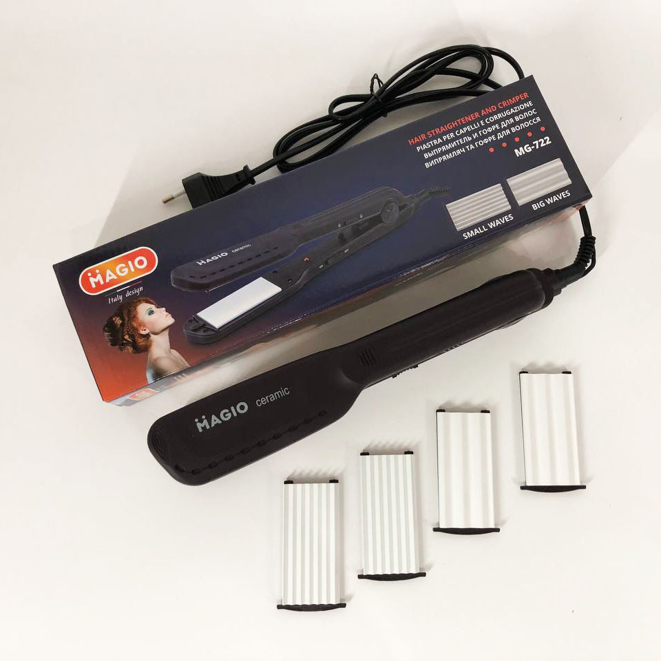 Укладання волосся випрямлення MAGIO MG-722, Праска для вирівнювання зачіски, Праска-випрямляч потужна DP-12 Львів - фото 10