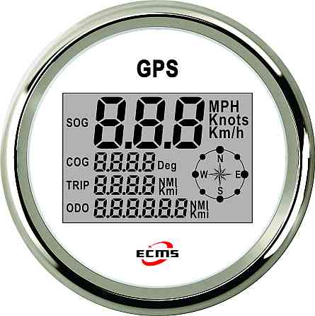 Gps спидометр мультиэкран Ecms (белый) Киев