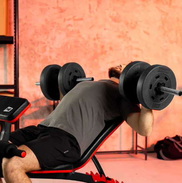 Гантелі Hop-Sport 2х10кг Київ - фото 7