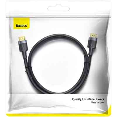 Кабель мультимедийный HDMI M to HDMI M 2.0m 4K Baseus (CADKLF-F01) Винница