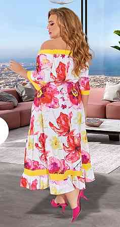 Красивое легкое платье большого размера (50) Киев