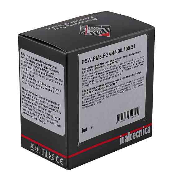 Реле тиску Italtecnica  PM-5 G  (PM5G14) Тернополь
