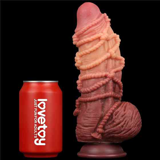 Фаллоимитатор значительного размера 9.5'' DUAL LAYERED PLATINUM SILICONE Sex Aura Киев