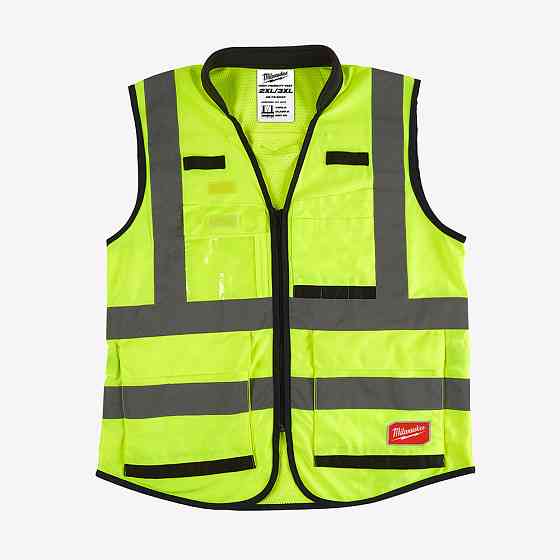 Жилет желтый PREMIUM MILWAUKEE, сигнальной окраски (XXL/XXXL) Одесса