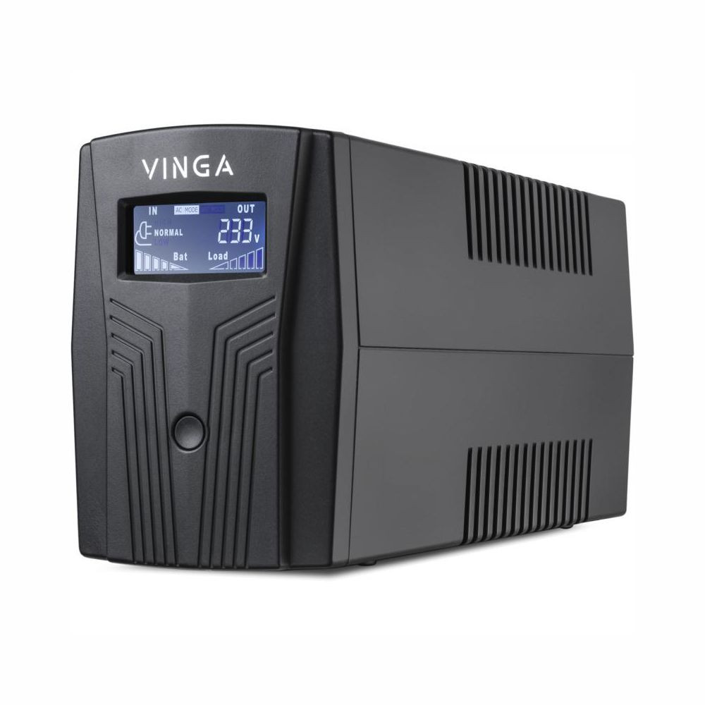 Джерело безперебійного живлення Vinga LCD 1200 ВА / 720 Вт Киев - изображение 1