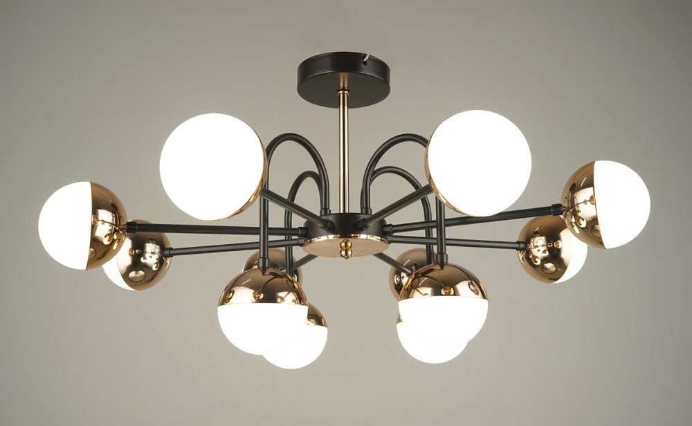 SIRIUS Люстра світлодіодна акрилова Sirius B N4184/12 BK+FGD Коломыя - изображение 1