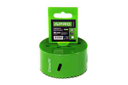 Свердло корончасте Bi-Met Ø 80 мм APRO Рівне