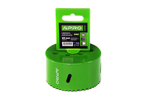 Свердло корончасте Bi-Met Ø 80 мм APRO Рівне - фото 1