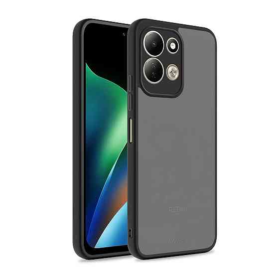 Xiaomi Redmi 17 Чехол матовый TPU+PC (черный) Одесса