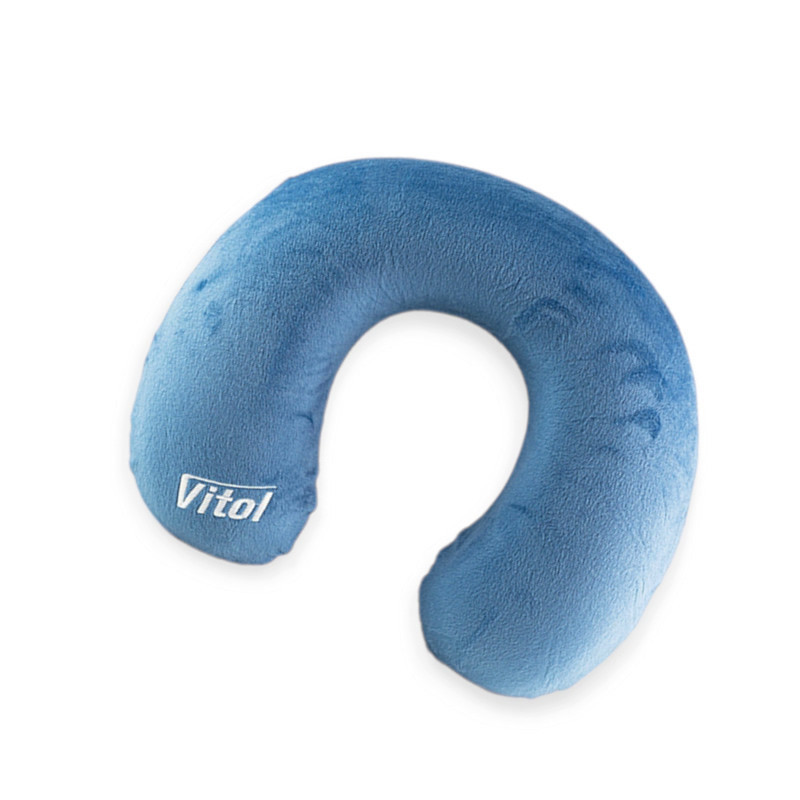 Рогалик шеи 300х300х100мм с эффектом памяти синий для Мукачево - изображение 1