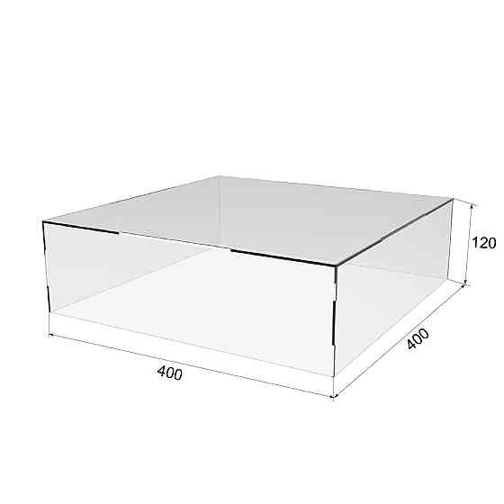 Коробка акриловая EKOSTAR 400х400х120 Киев