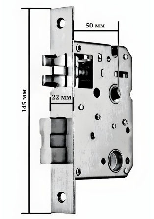 Корпус замка без цилиндра PES 14550 Киев