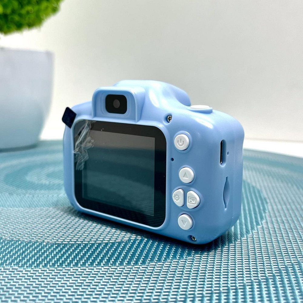 Фотоапарат дитячий відео фото ігри прослуховування музики підтримує microSD Блакитний (C56663) Чернігів - фото 2