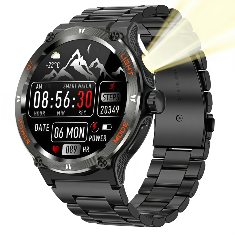 Smart Advanture Steel Black з компасом, 2 ремешка Винница - изображение 1