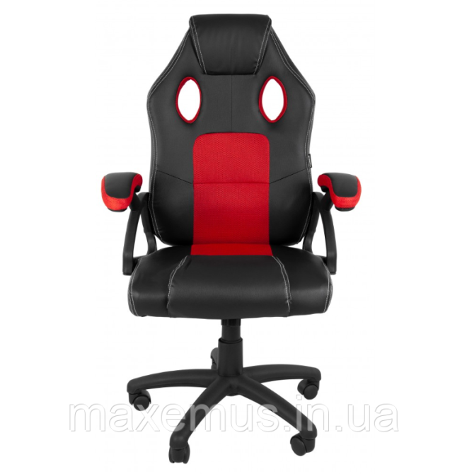 Компьютерное кресло для геймера Y S 60 56 с сетчатой спинкой офисное кресло с подлокотниками красное Мостиська - фото 6